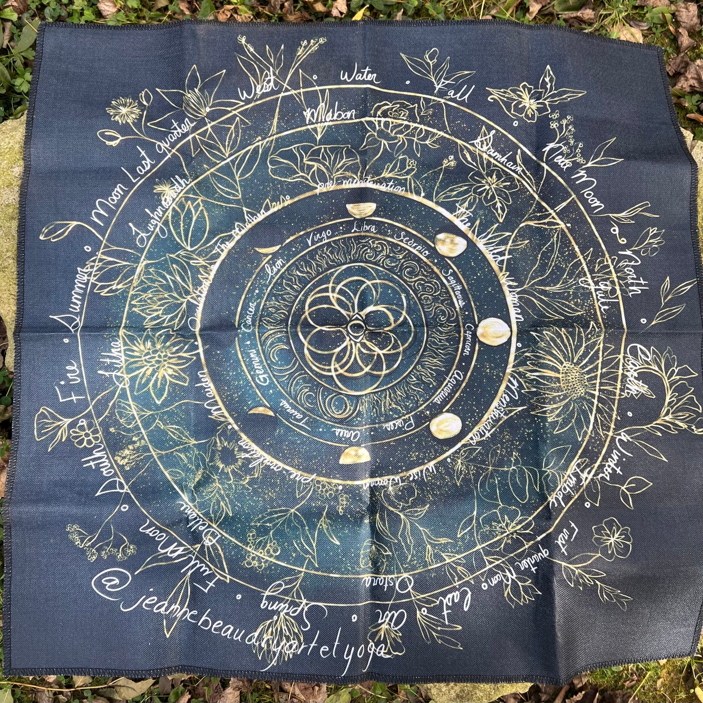 Nappe de Divination en tissus - Nature