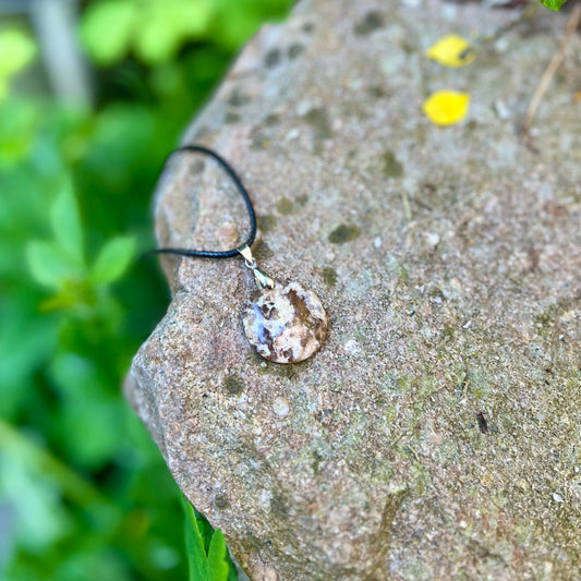 Collier Aurora - Agate mousse