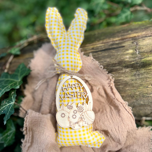 Lapin Décoratif Ostara - Jaune