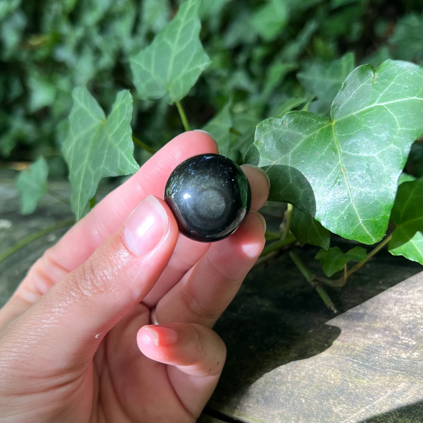 Petite sphère Obsidienne Œil Céleste