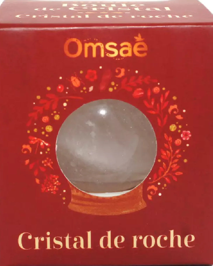 Sphère / Boule en Cristal de roche - Purification et énergie