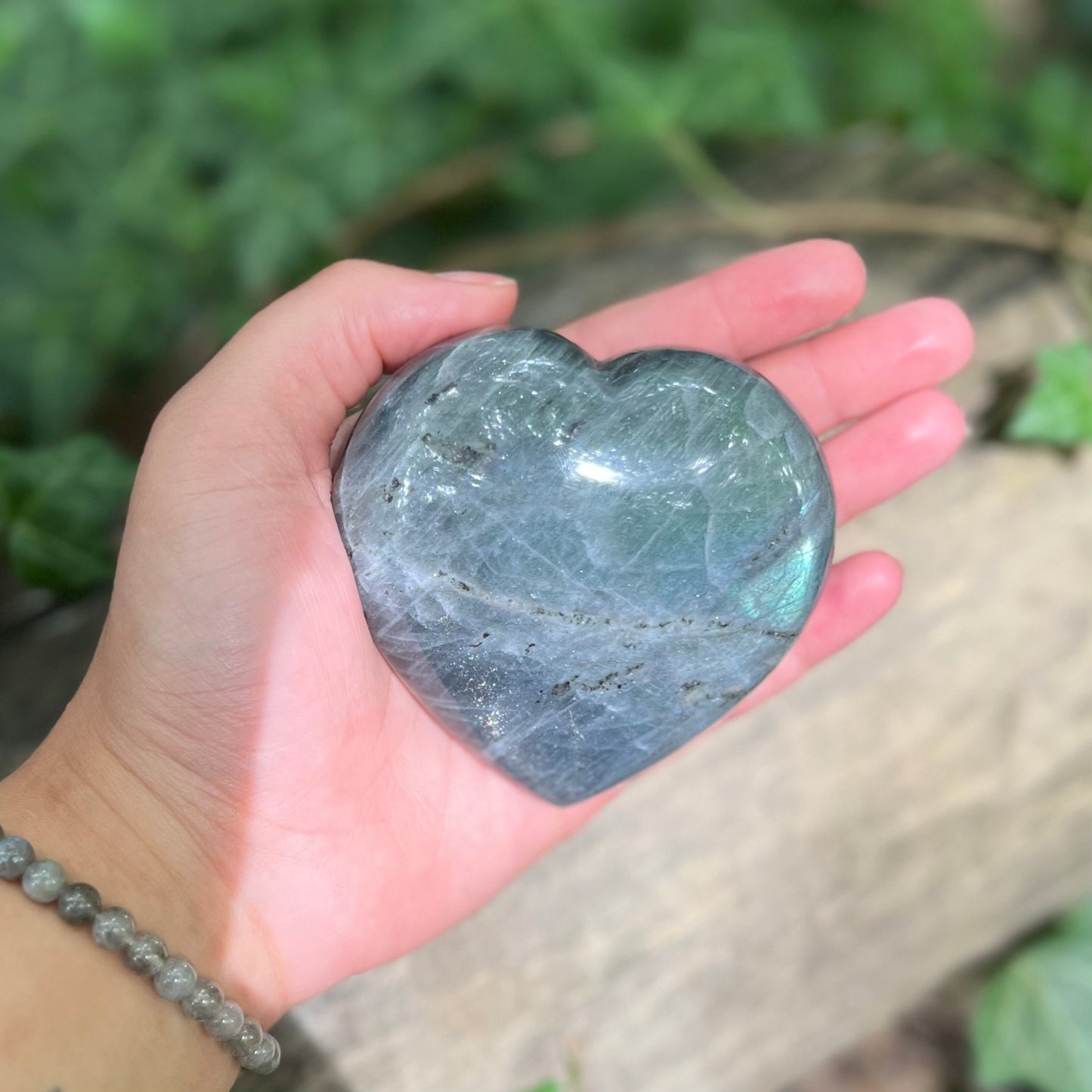Cœur Labradorite - 330g