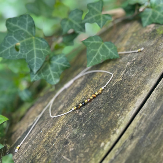 Bracelet cordon - Oeil de Tigre