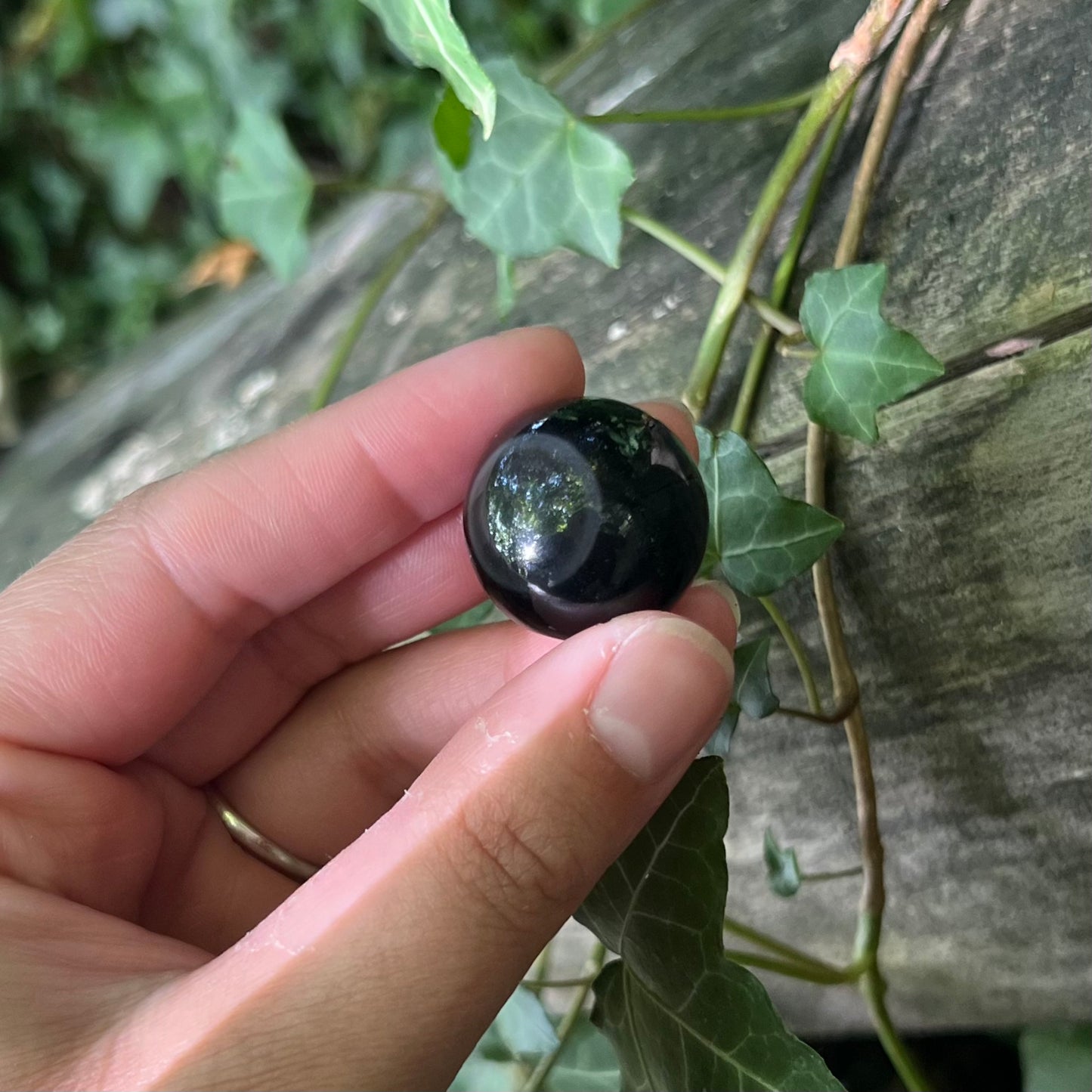 Petite sphère Obsidienne Œil Céleste