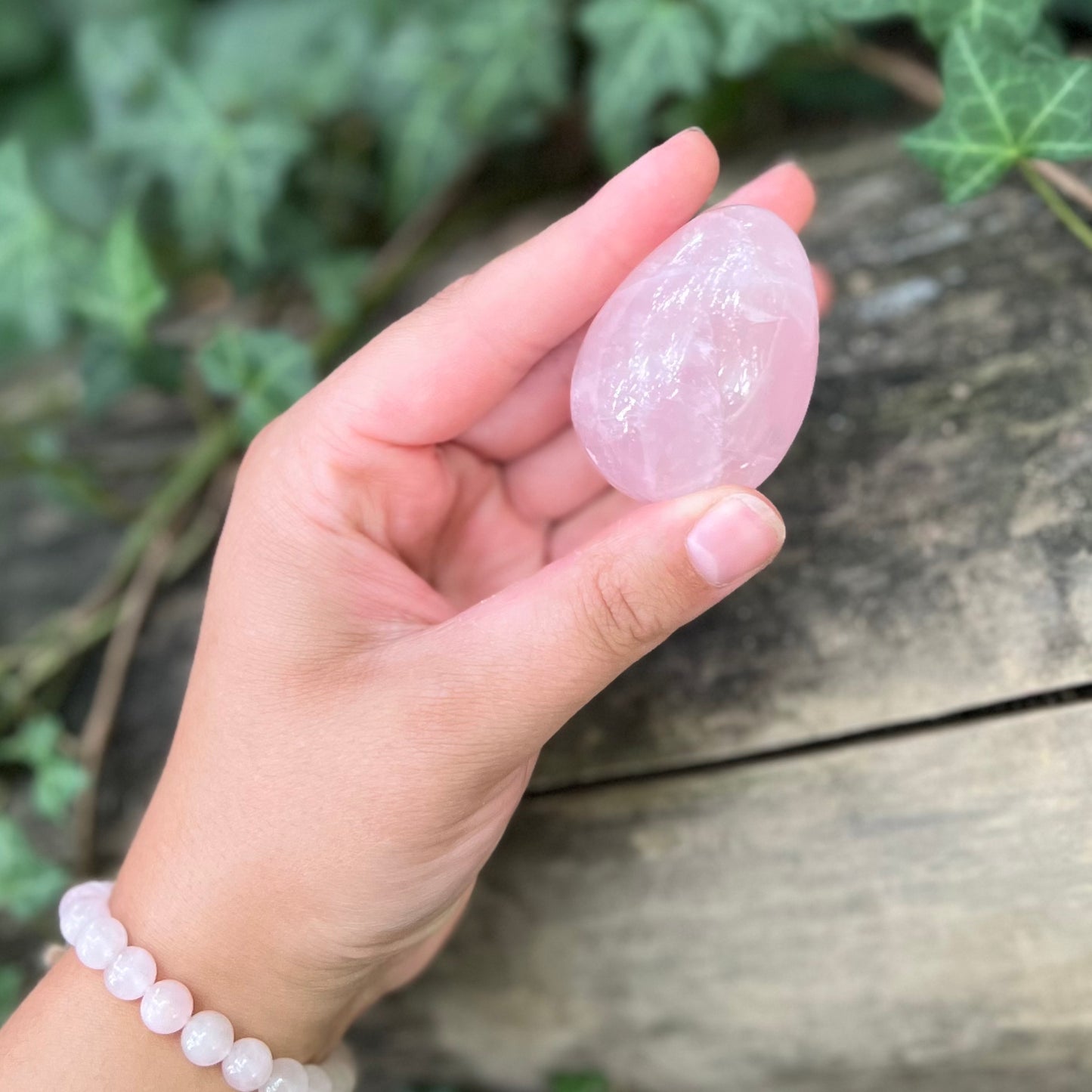 Oeuf Quartz rose - 100g
