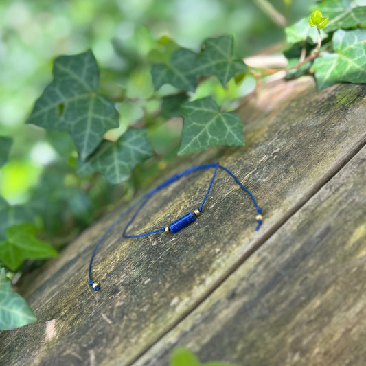 Bracelet cordon - Lapis lazuli