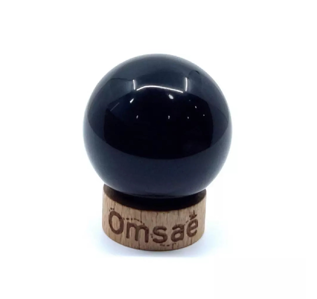 Sphère / Boule en Obsidienne noire - Protection et introspection