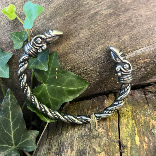 Bracelet Viking Torque Corbeau
