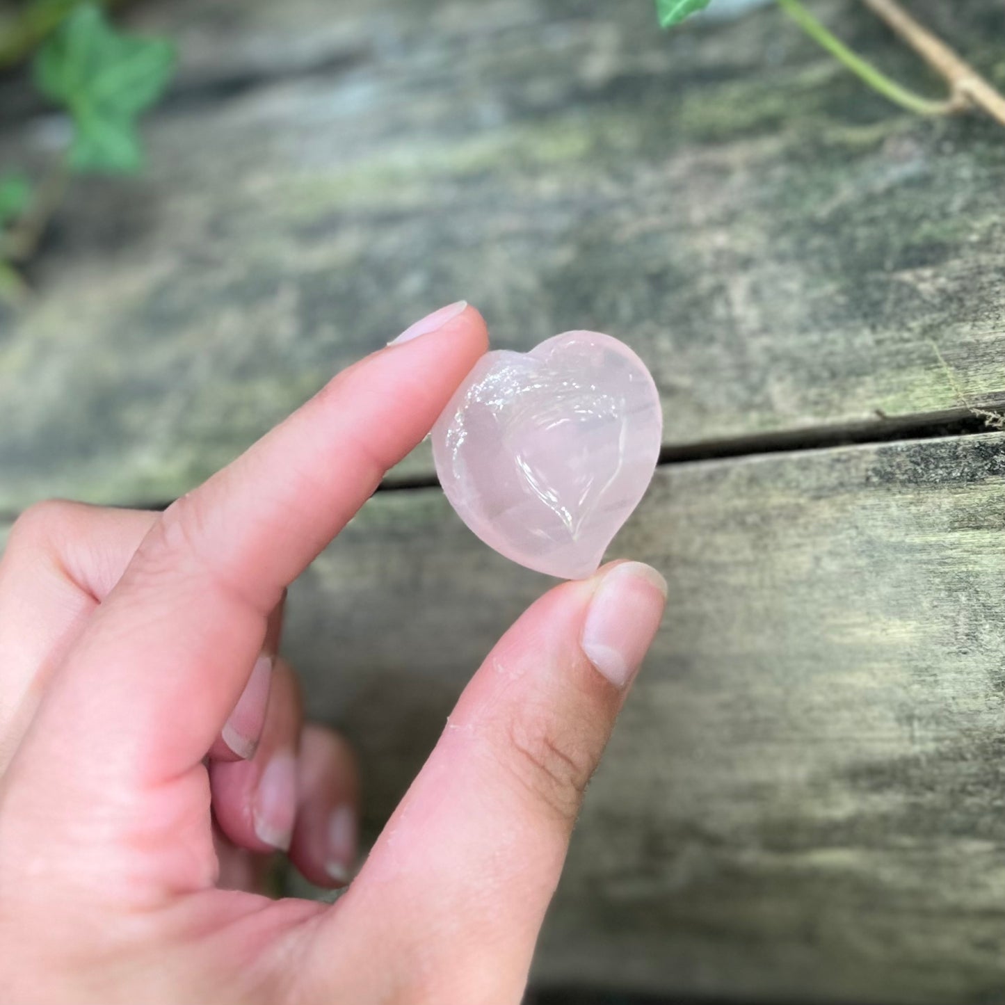 Coeur Quartz rose - 3cm