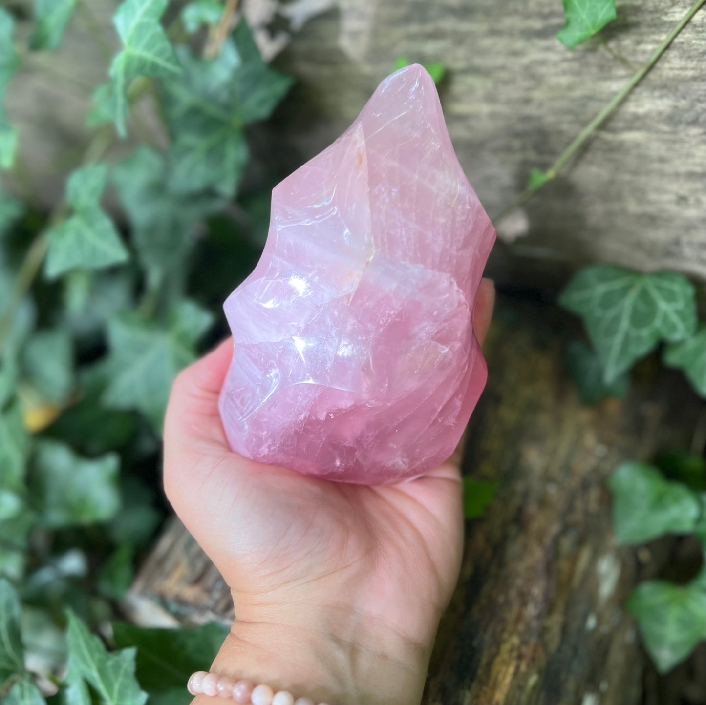 Flamme Quartz rose - 745g
