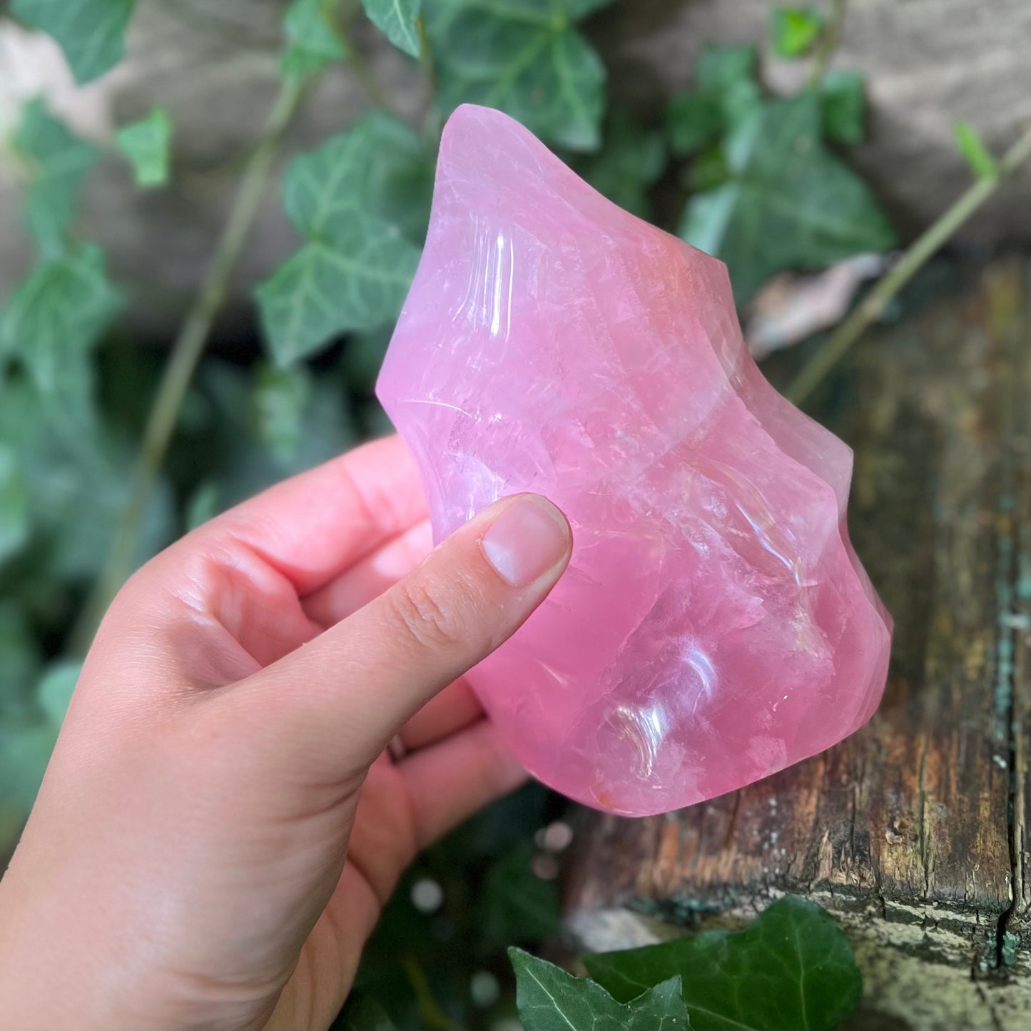 Flamme Quartz rose - 745g