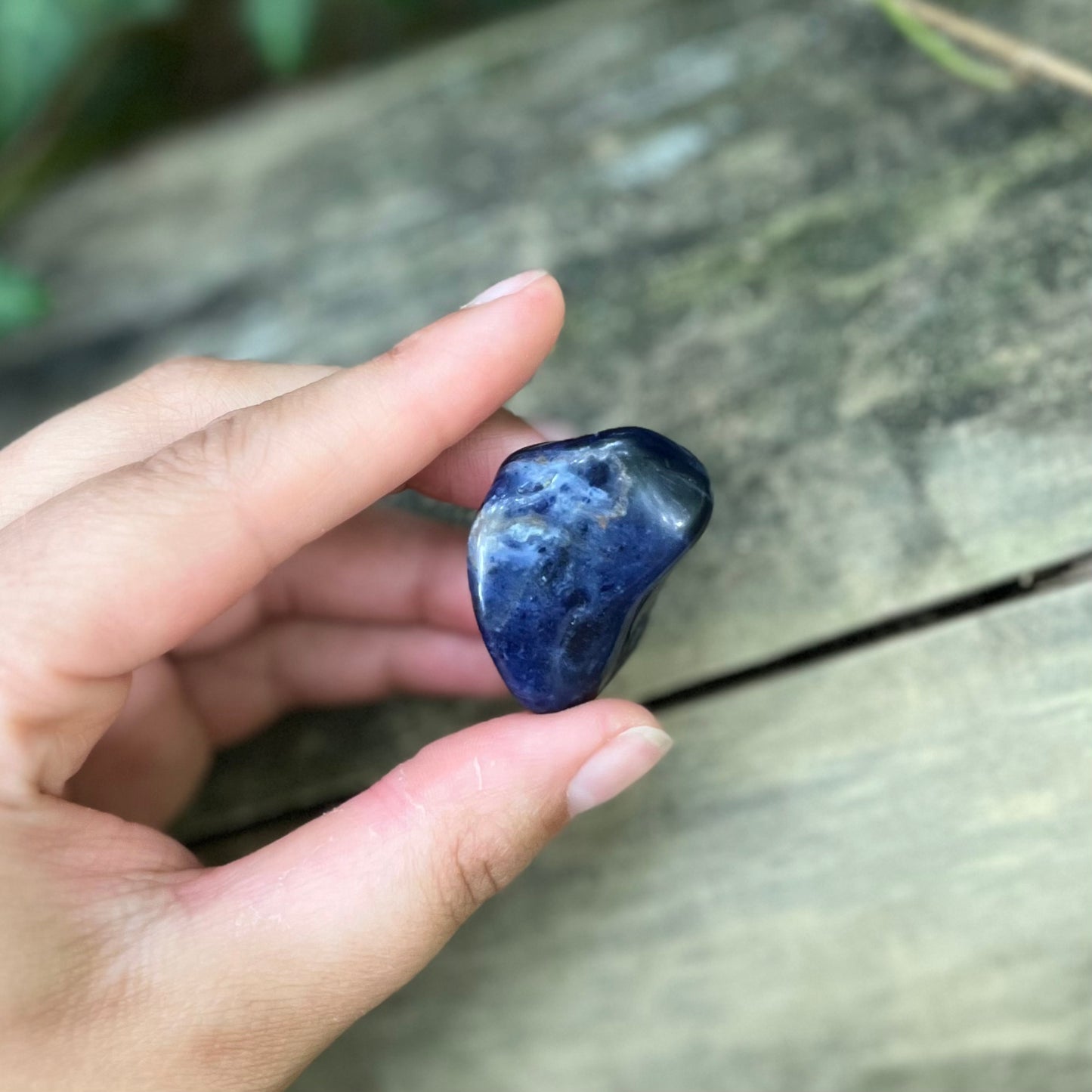 Pierre roulée Sodalite