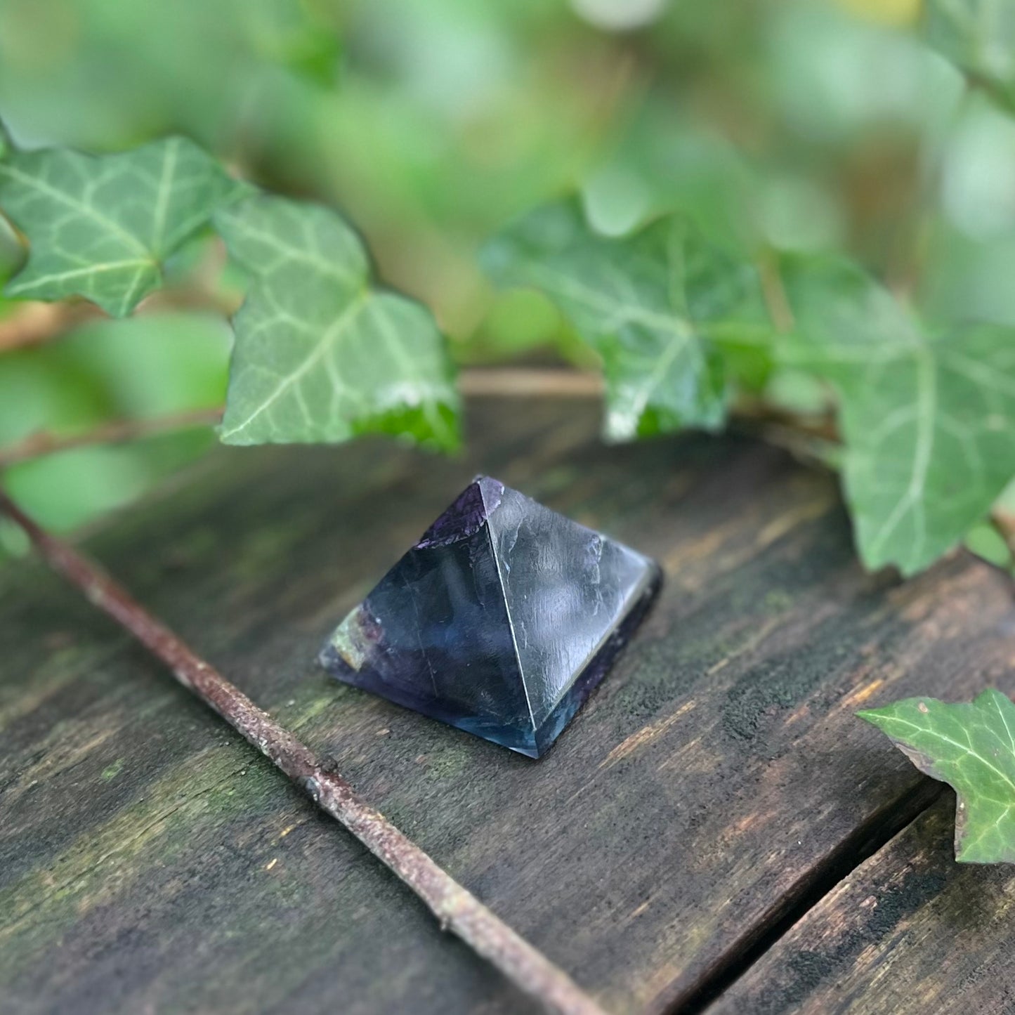 Pyramide Fluorite bicolore