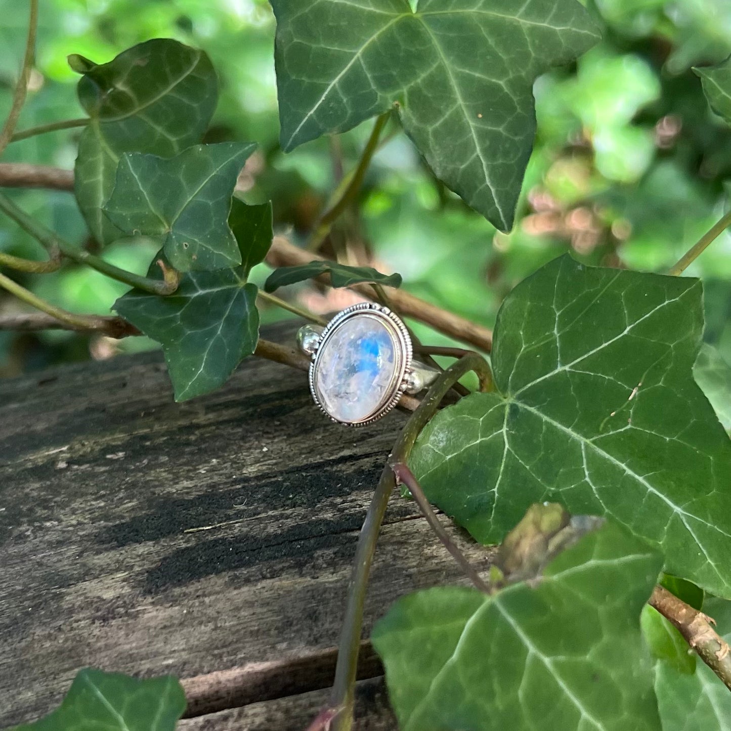Bague Skadi Pierre de lune - argent 925