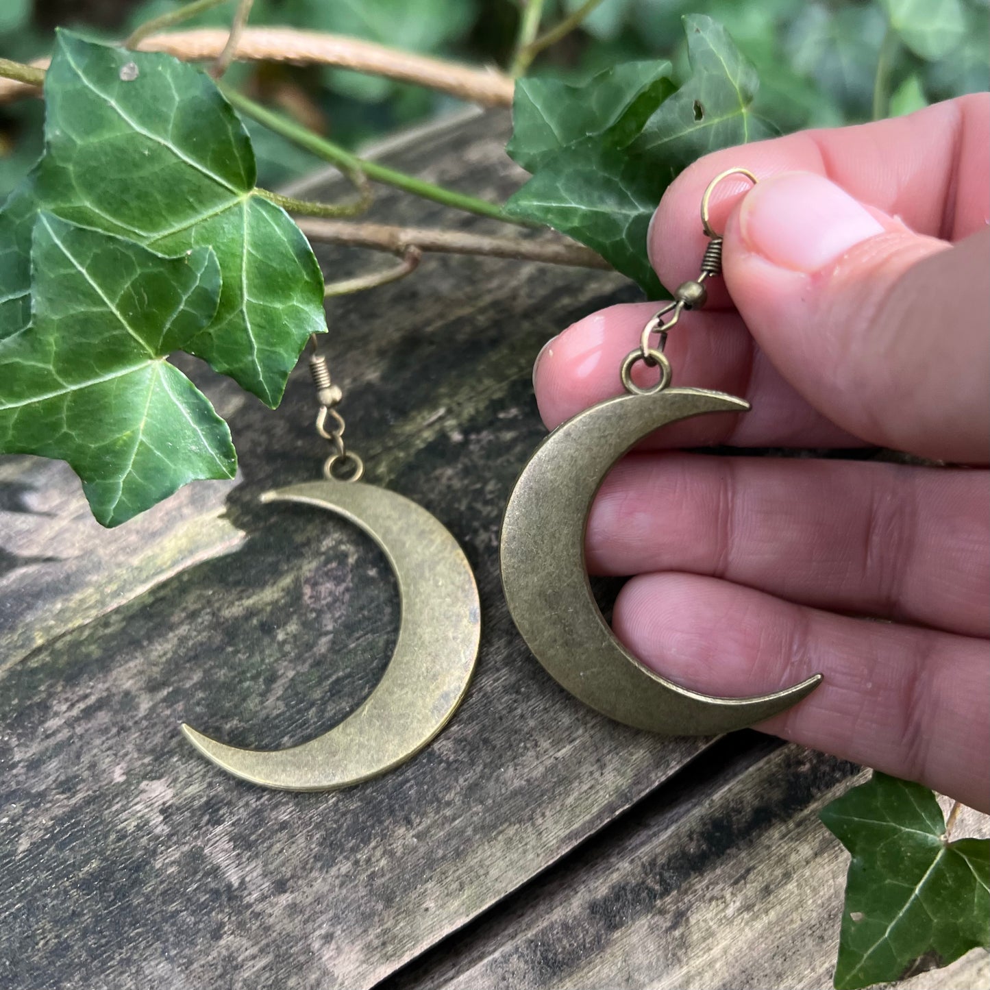 Boucles d’oreilles Croissant de Lune