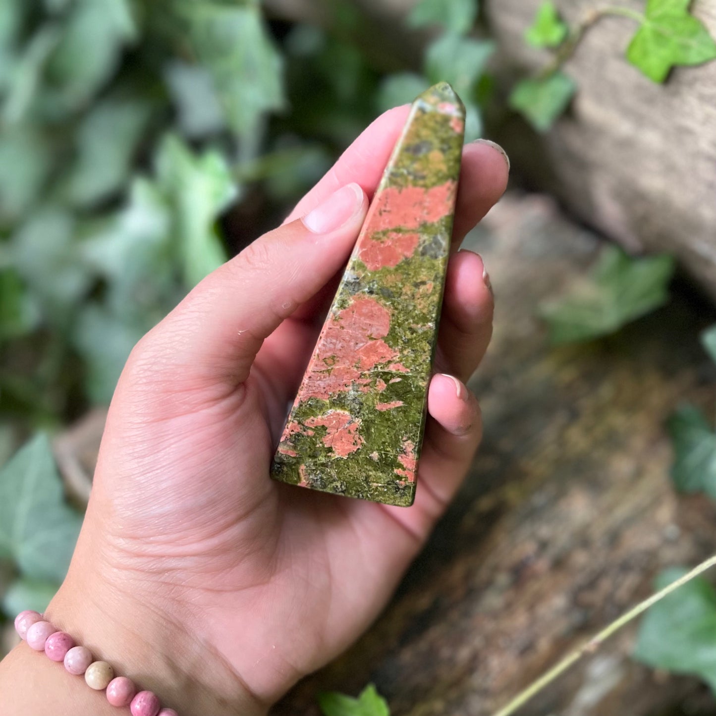Pointe Jaspe unakite - 180g