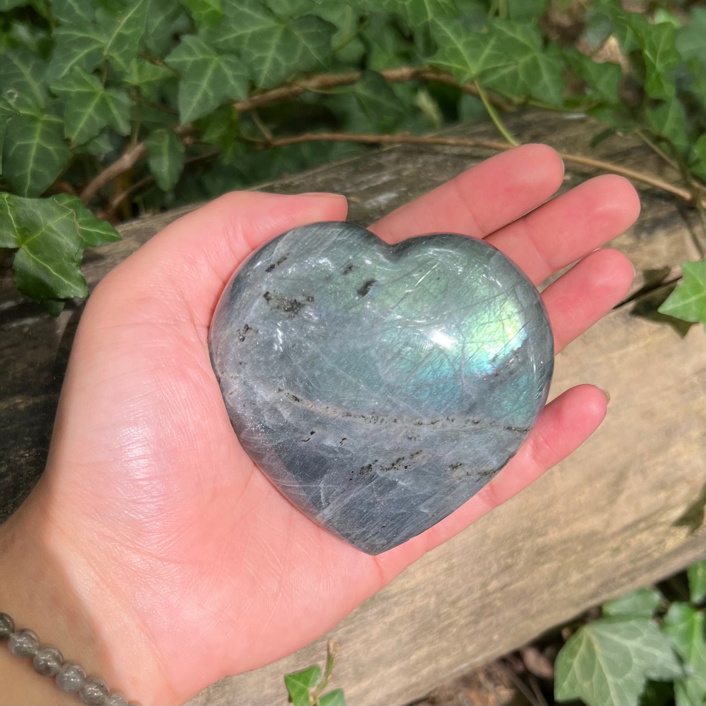 Cœur Labradorite - 330g