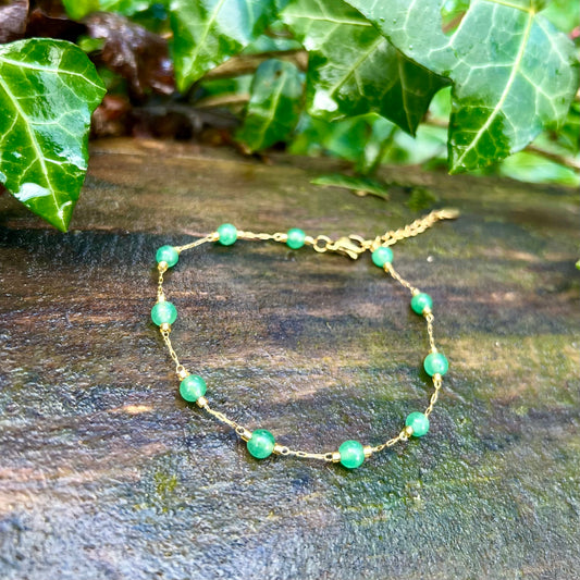 Bracelet Eostre - Aventurine Verte