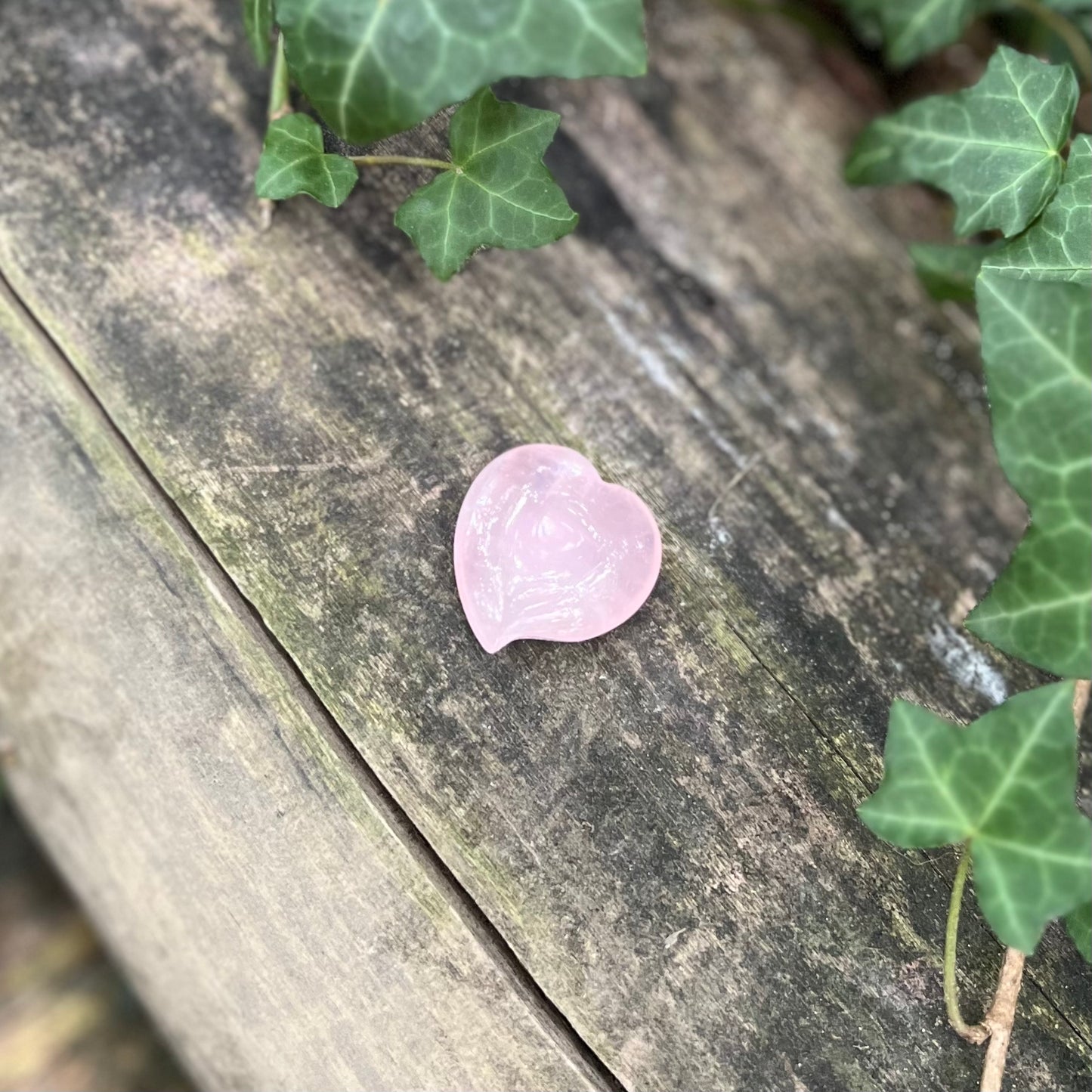 Coeur Quartz rose - 3cm