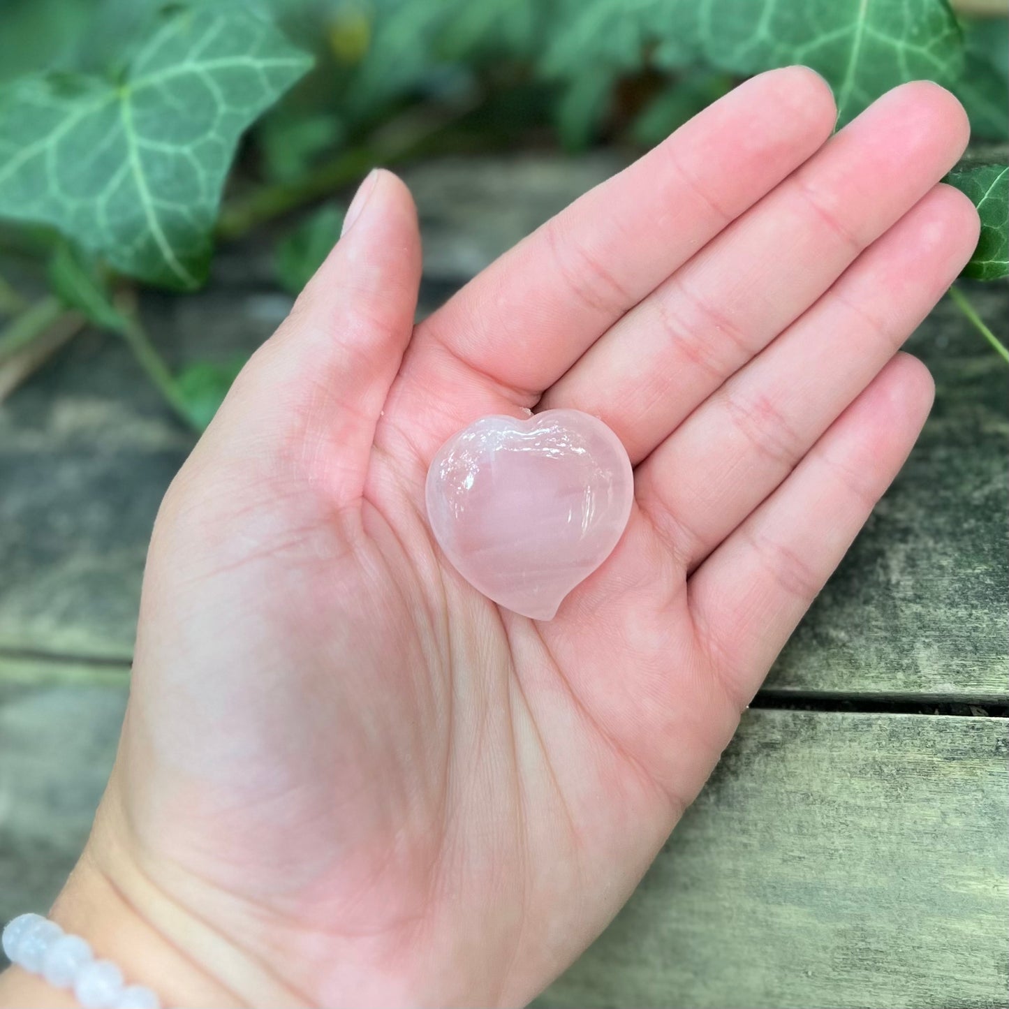 Coeur Quartz rose - 3cm