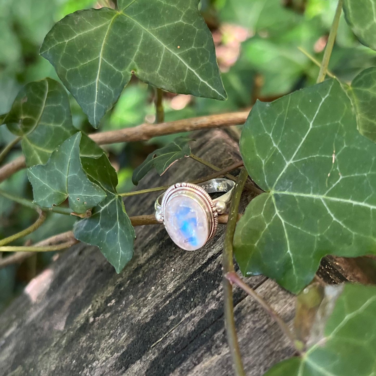 Bague Skadi Pierre de lune - argent 925