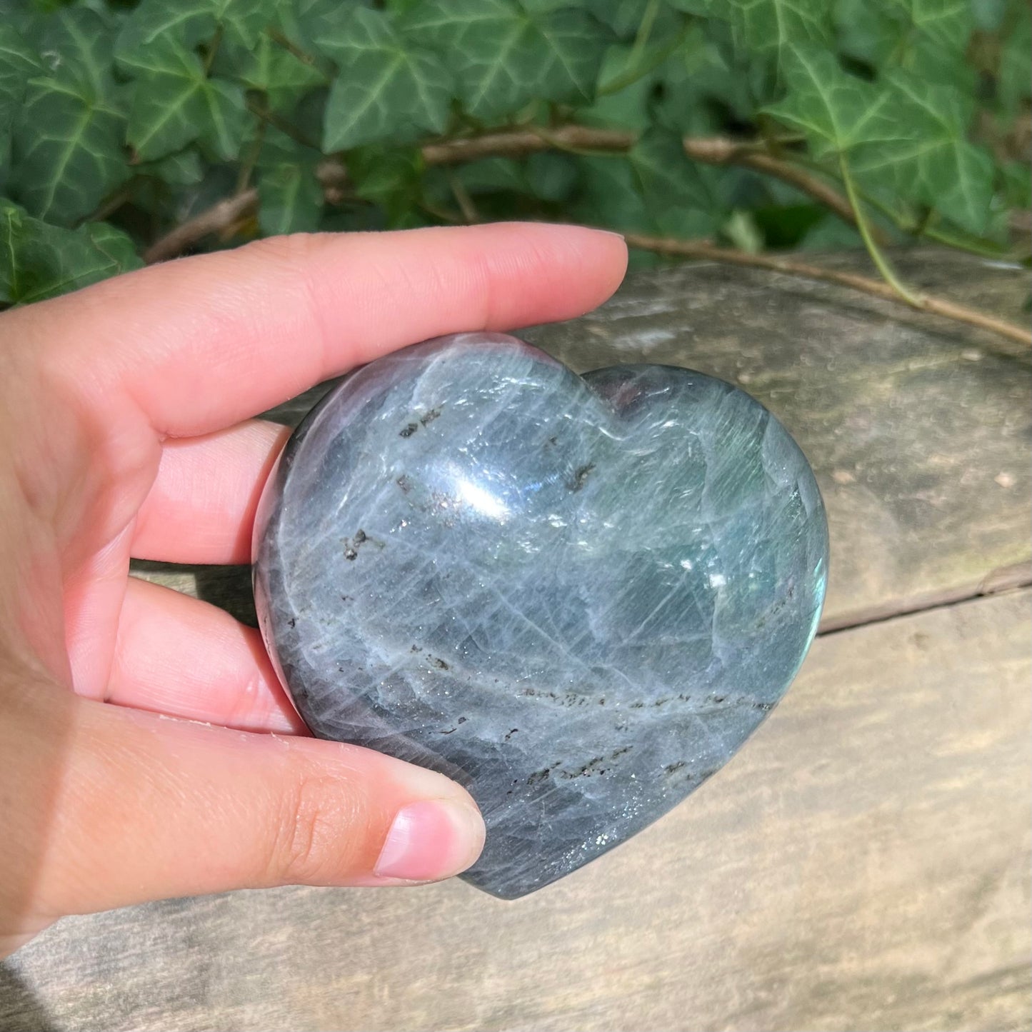 Cœur Labradorite - 330g