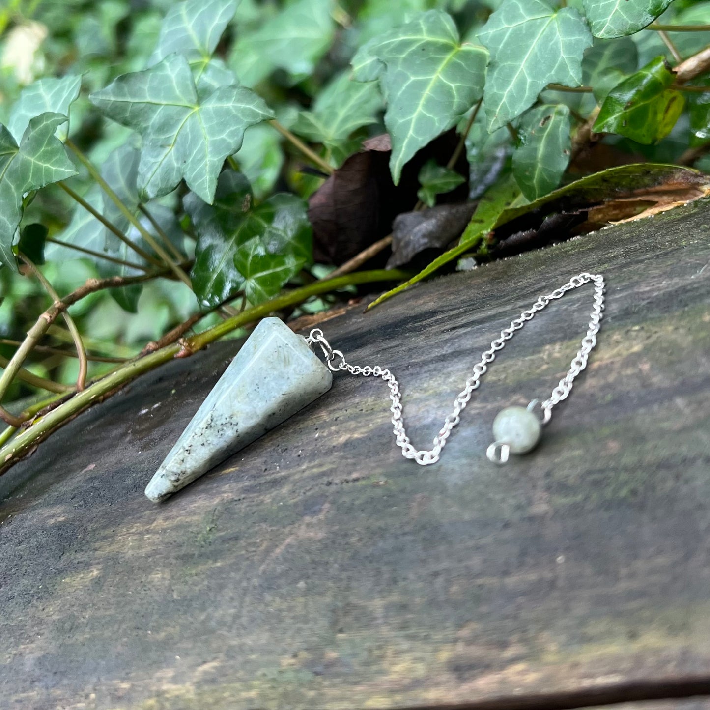 Pendule pointe Labradorite
