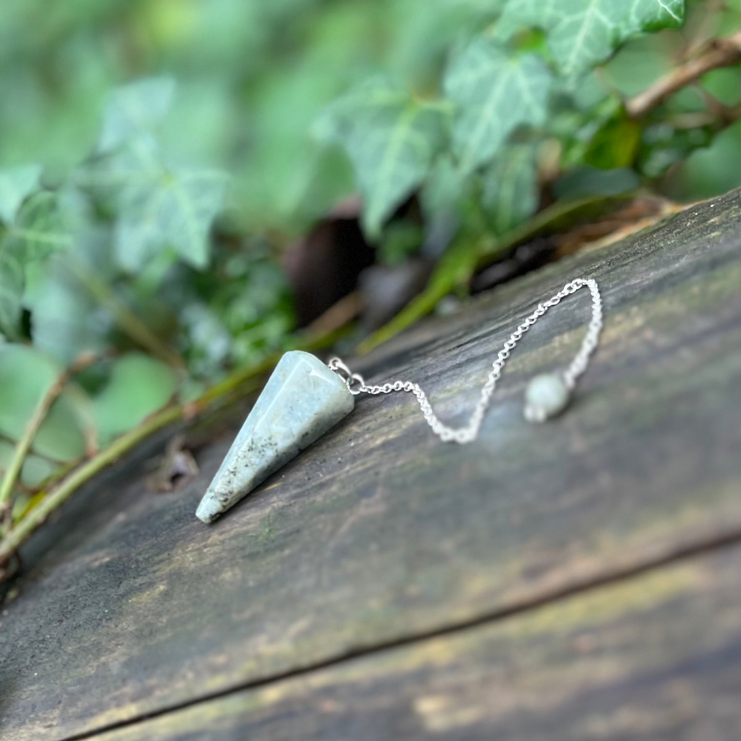 Pendule pointe Labradorite