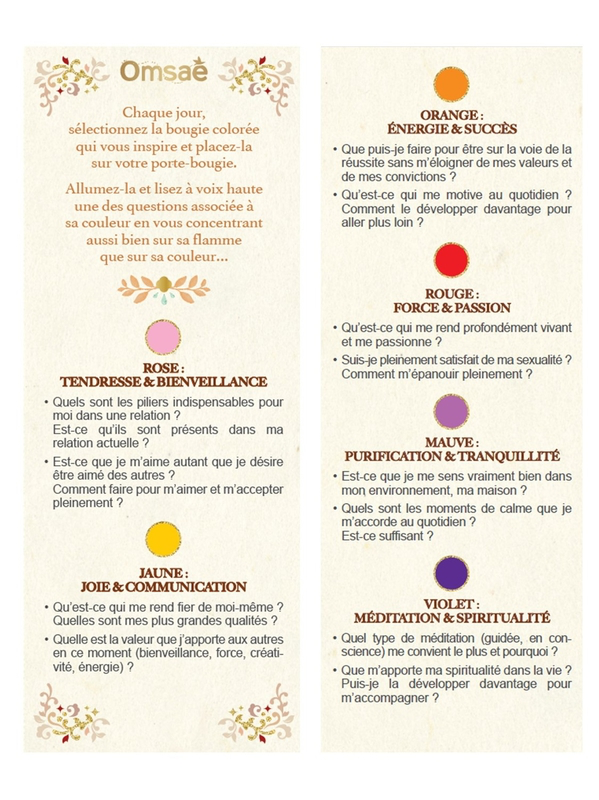 Coffret Bougies rituels - Éclairez le chemin de l’âme