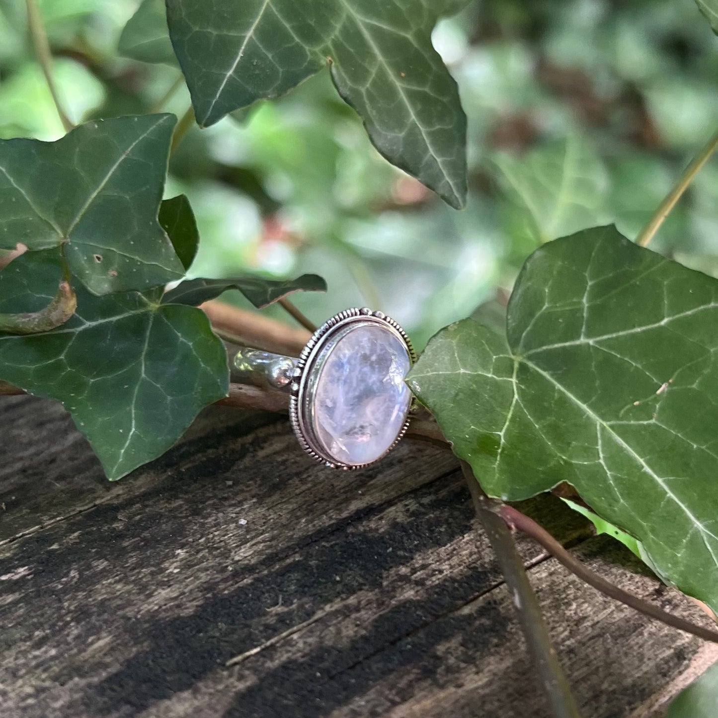 Bague Skadi Pierre de lune - argent 925