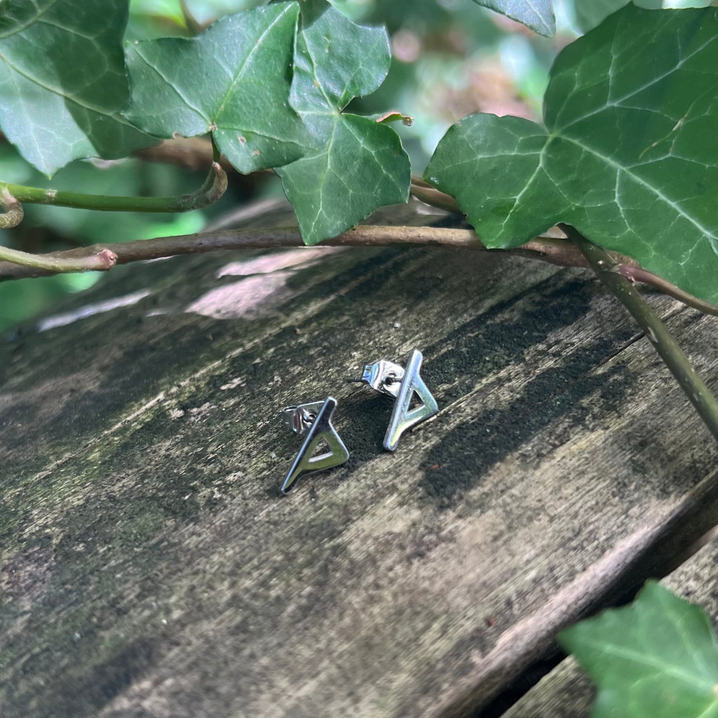 Boucles d’oreilles rune Thurisaz - Purification