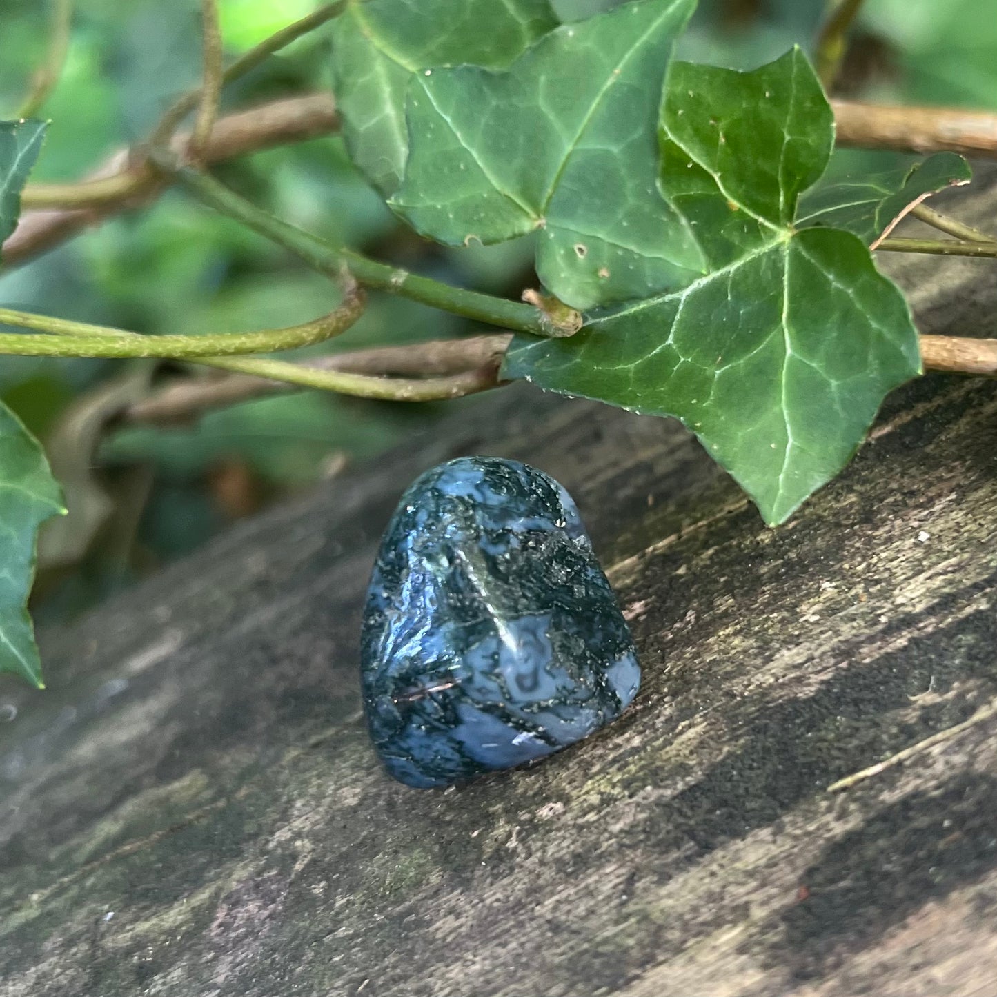 Pierre roulée Agate mousse