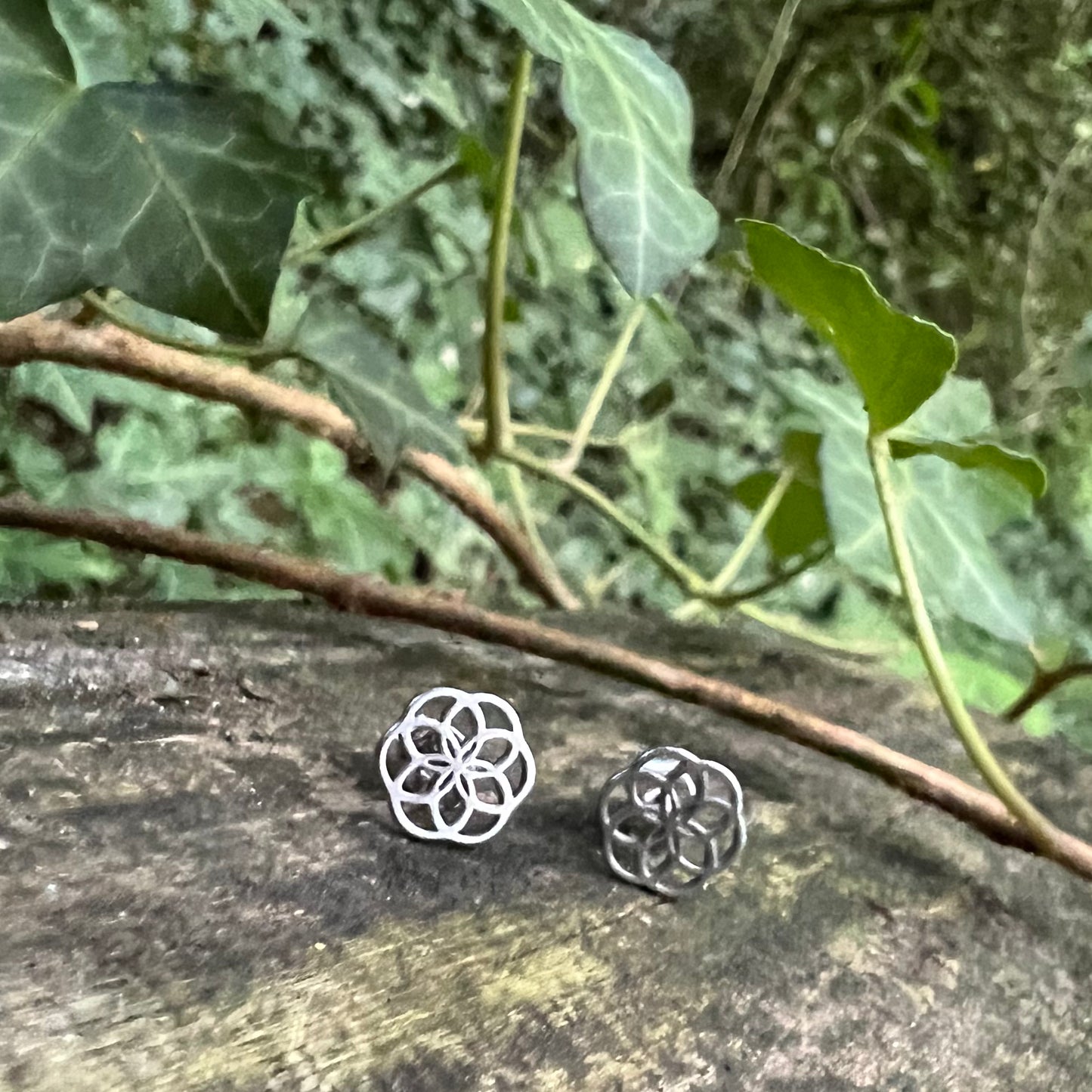 Boucles d’oreilles Fleur de vie