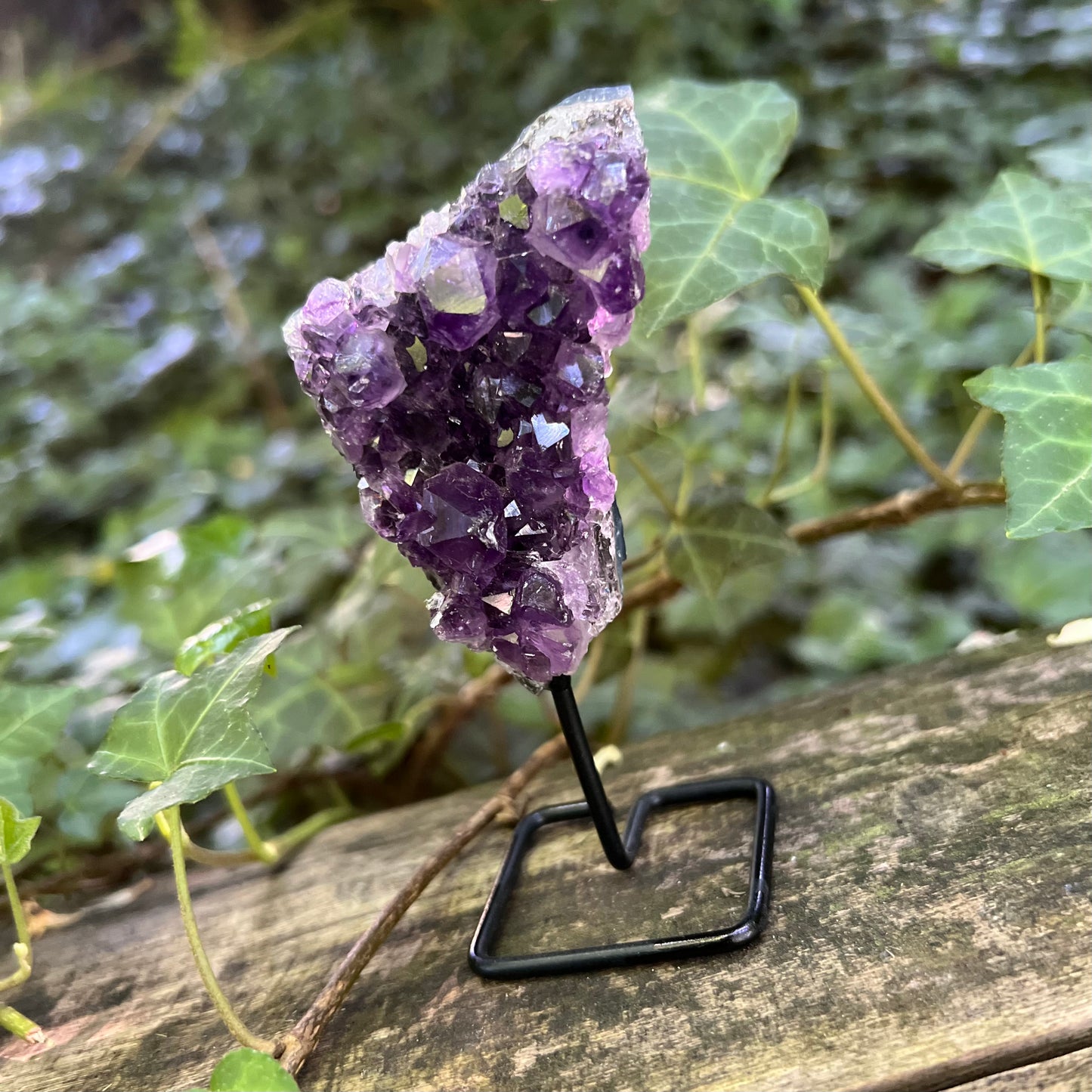 Druse Améthyste sur socle