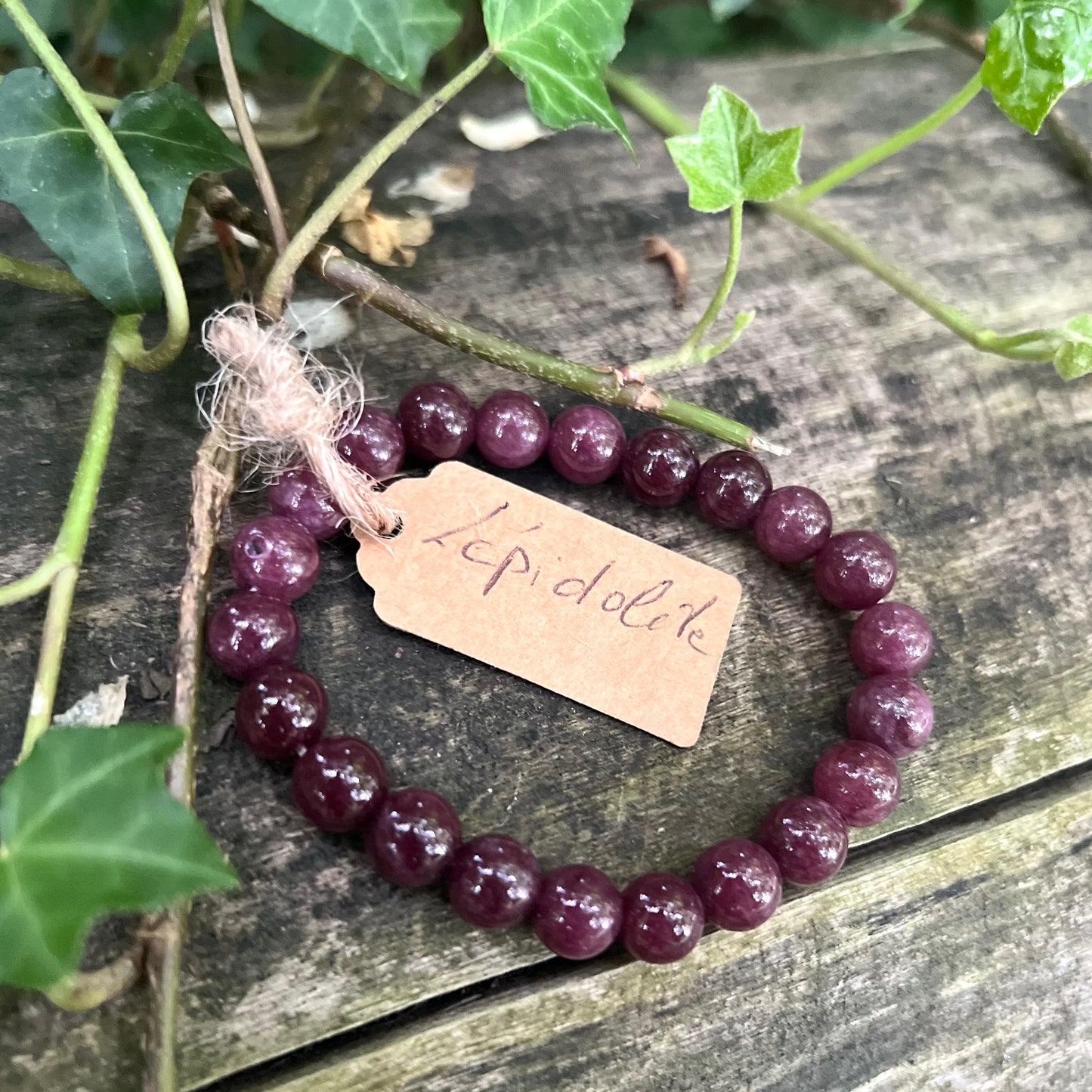 Bracelet Lépidolite - 6/8mm