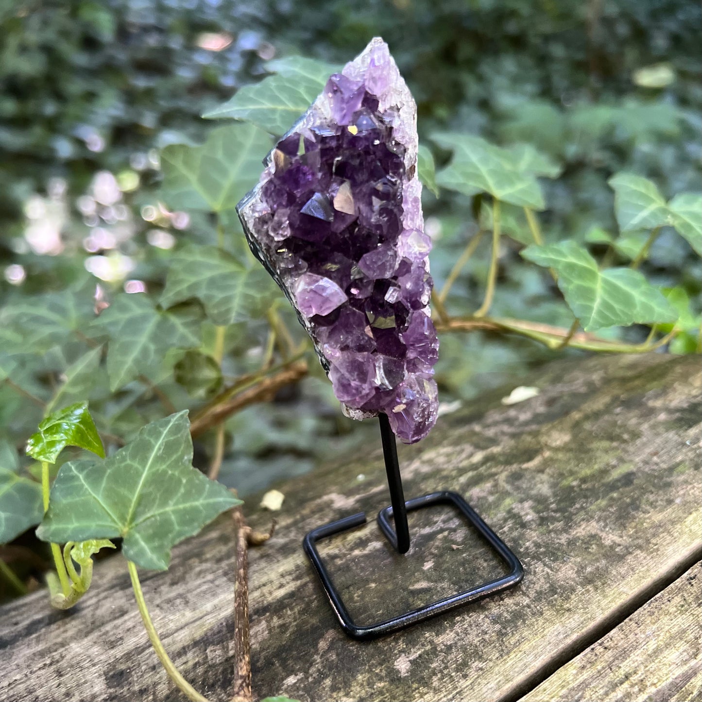 Druse Améthyste sur socle