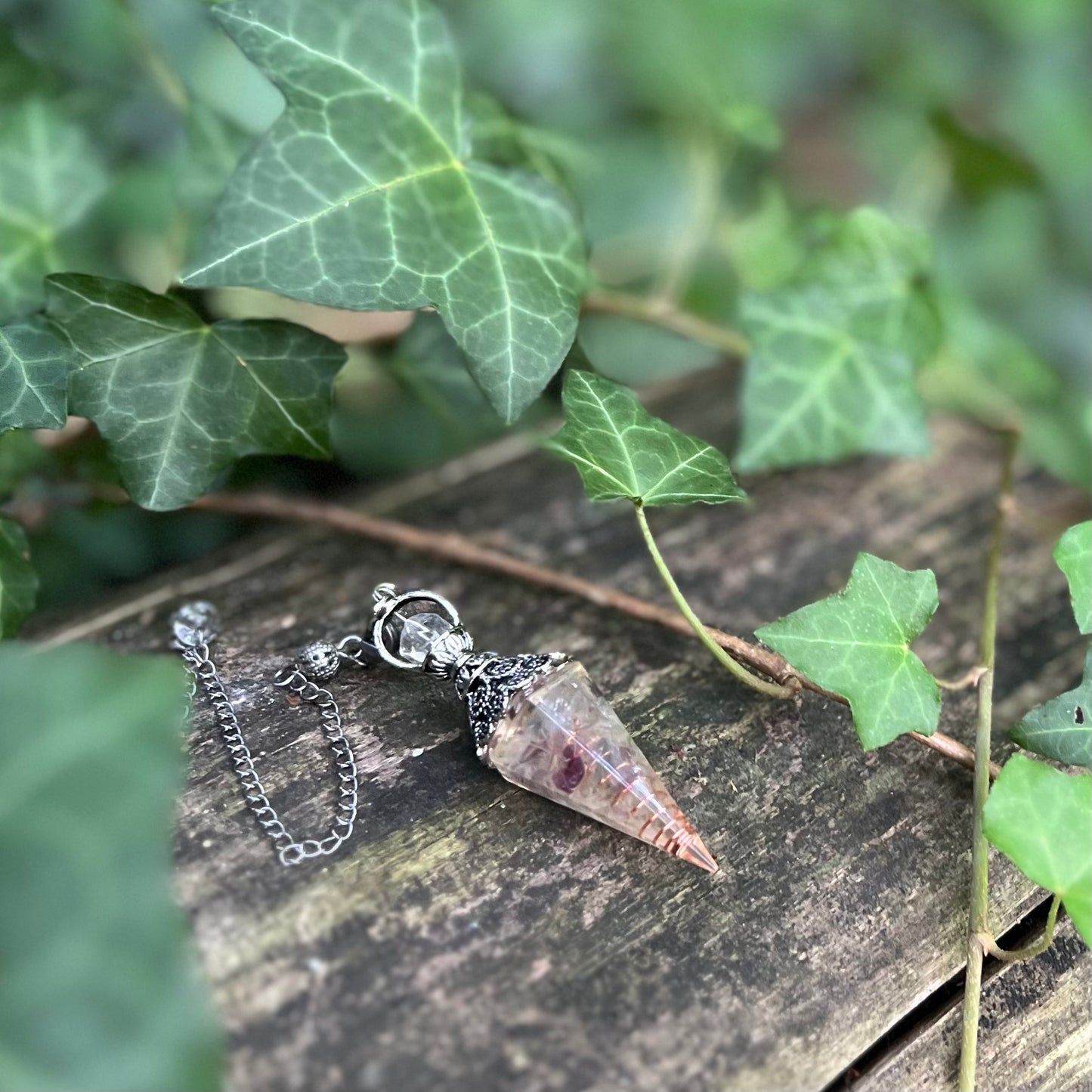 Pendule Orgonite Fluorite
