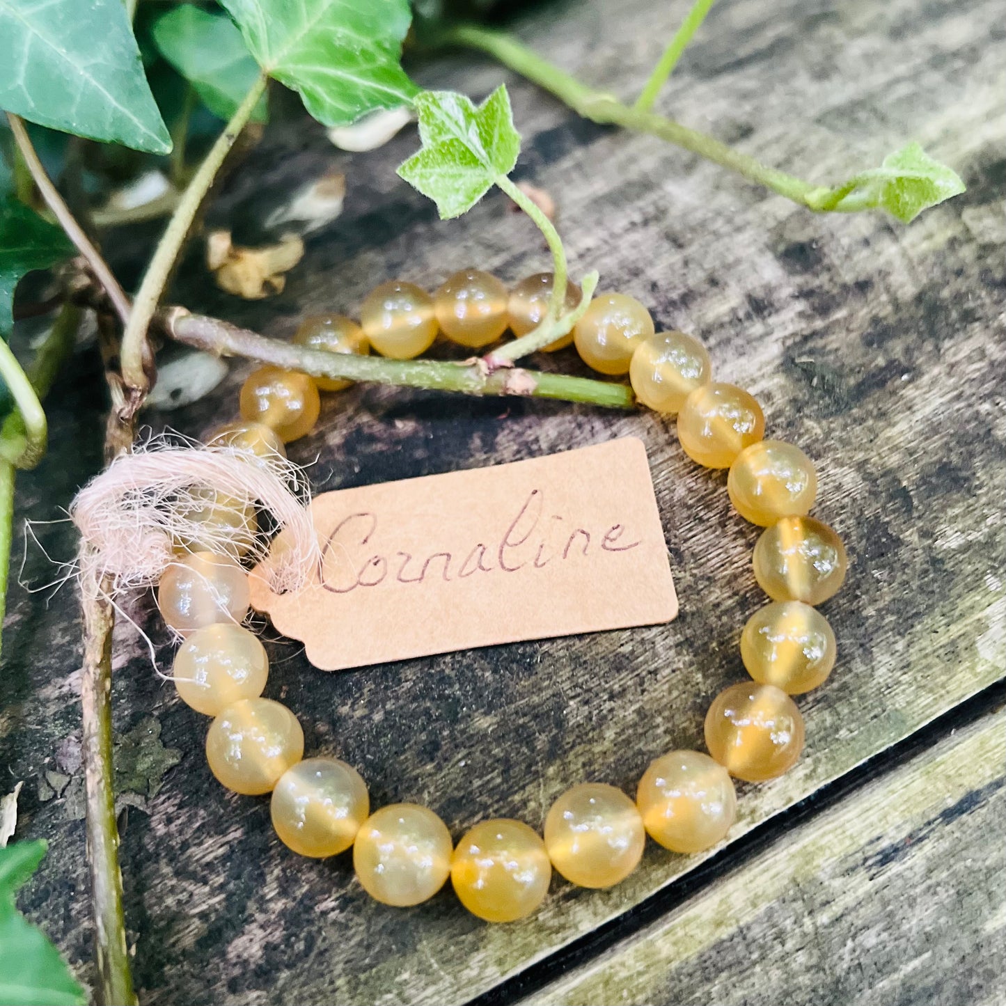 Bracelet Cornaline - 6/8 mm