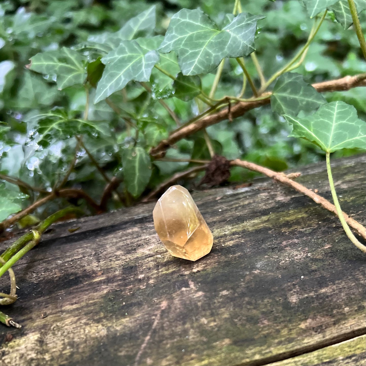 Pointe Citrine naturelle