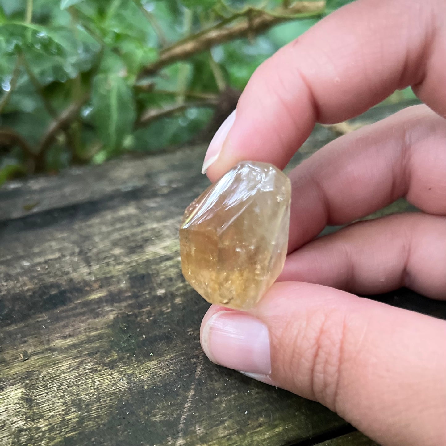Pointe Citrine naturelle