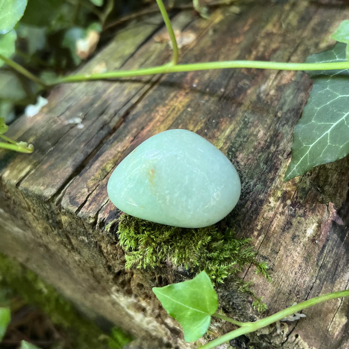 Pierre roulée Aventurine verte