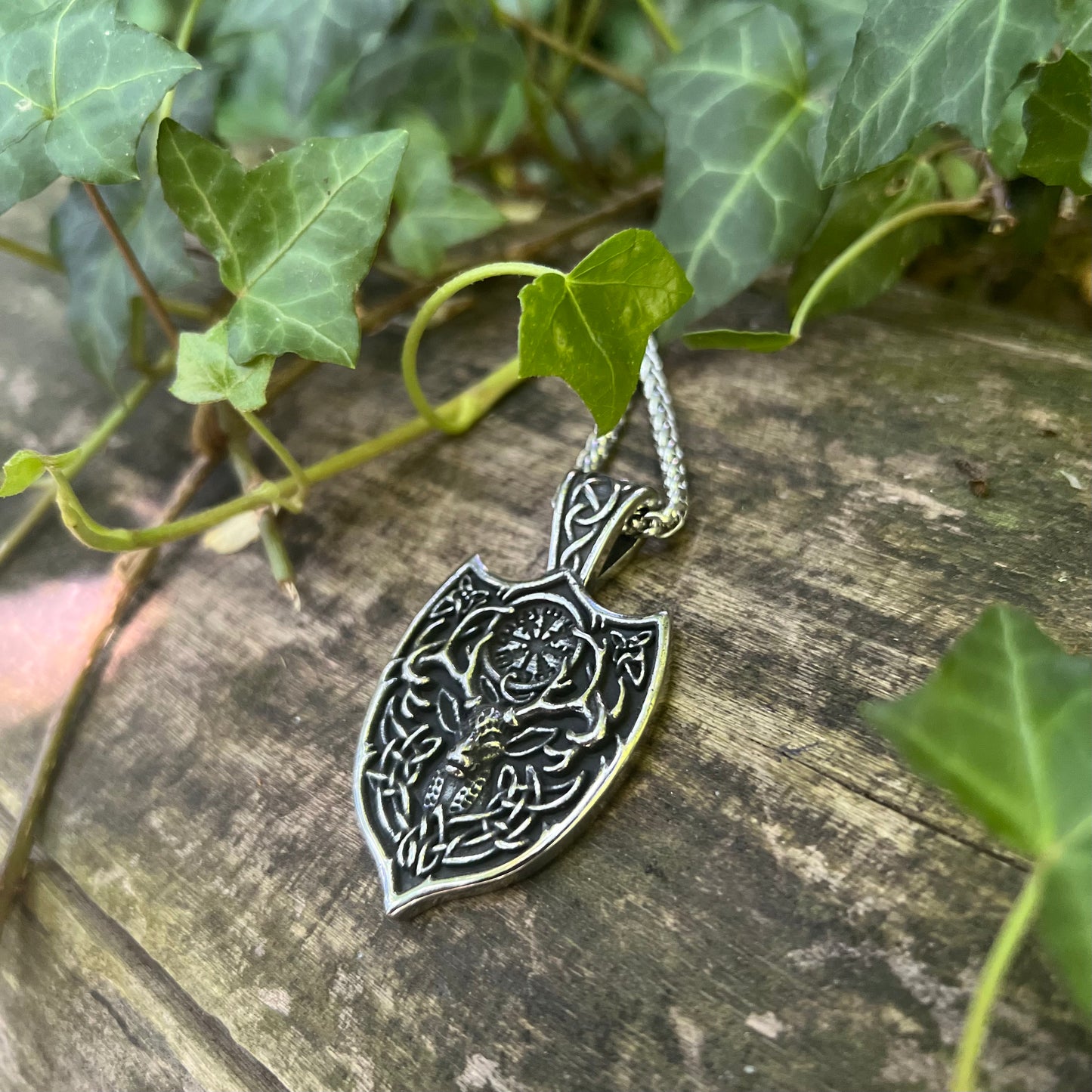 Amulette viking Cernunnos - acier inoxydable
