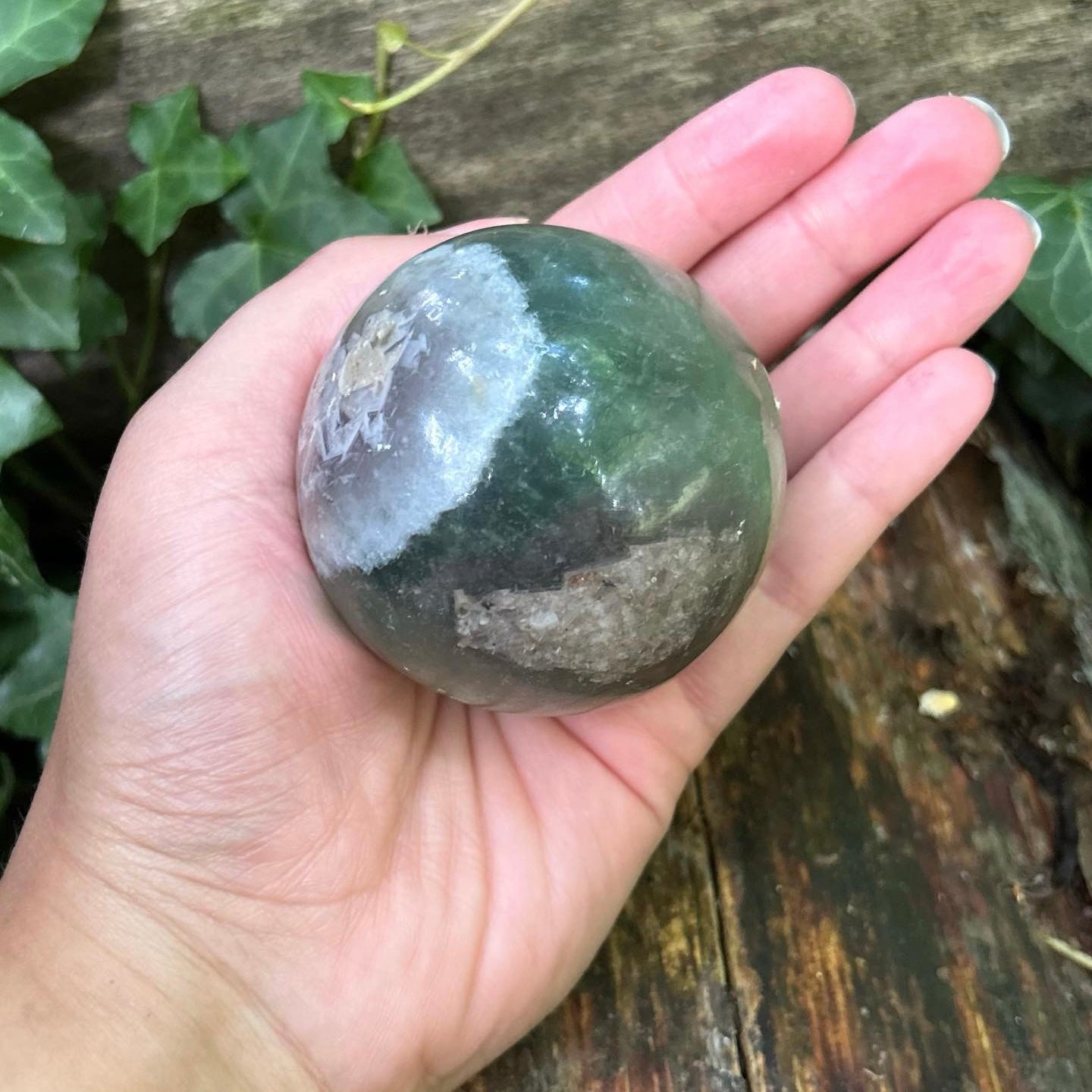 Sphère Fluorite bicolore - 400g