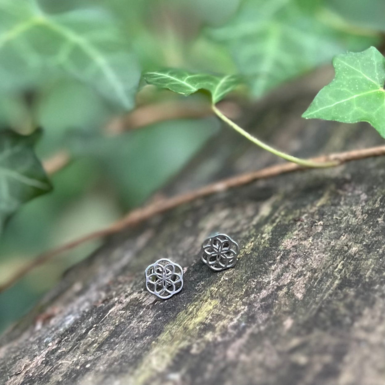 Boucles d’oreilles Fleur de vie