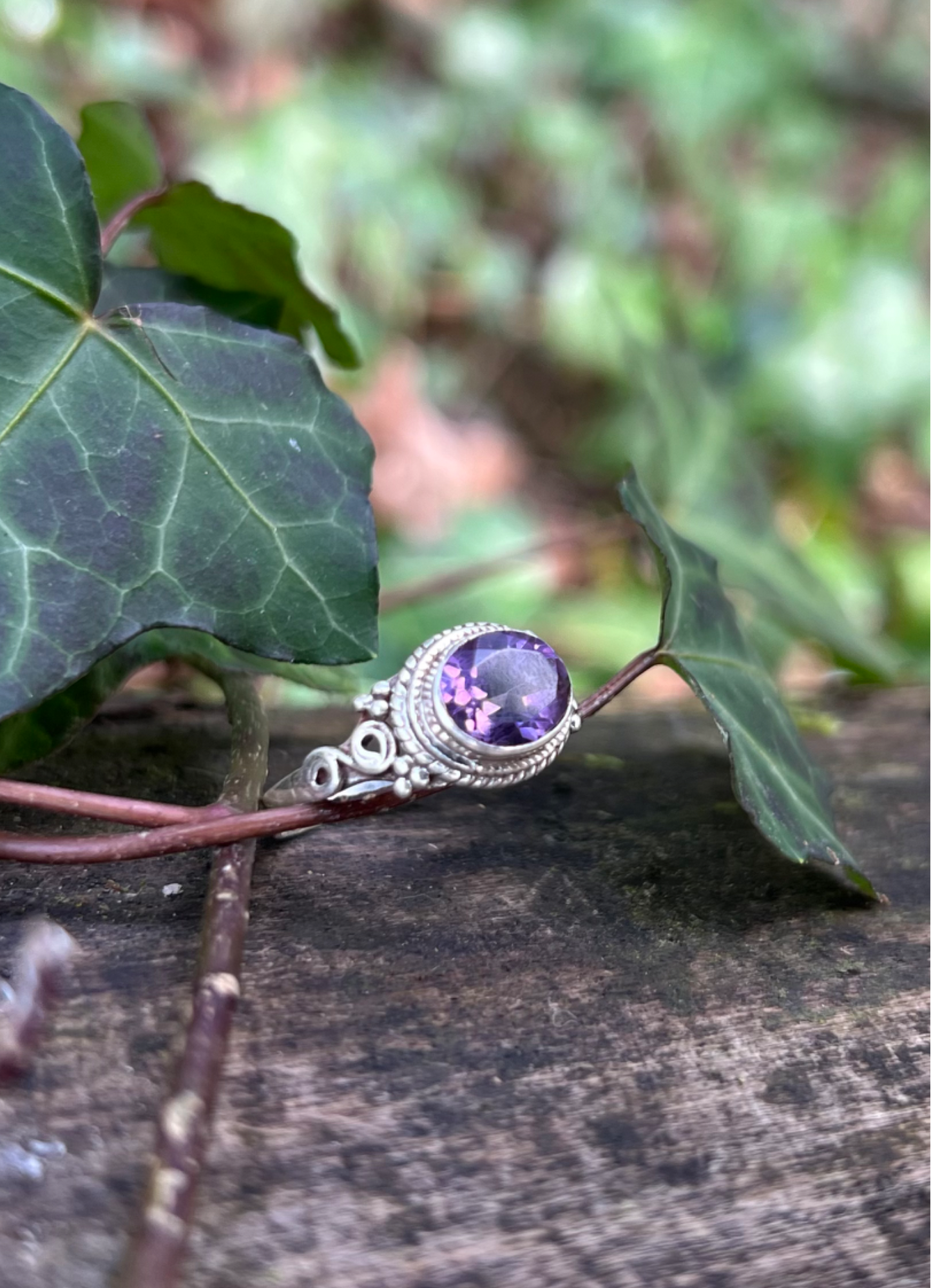 Bague Freyja - Améthyste - argent 925