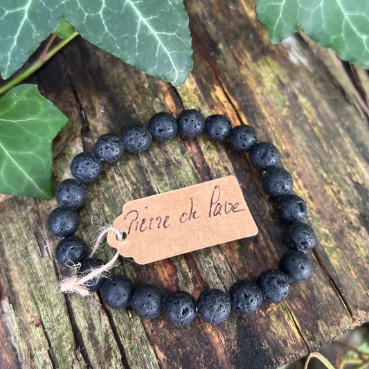 Bracelet Pierre de Lave