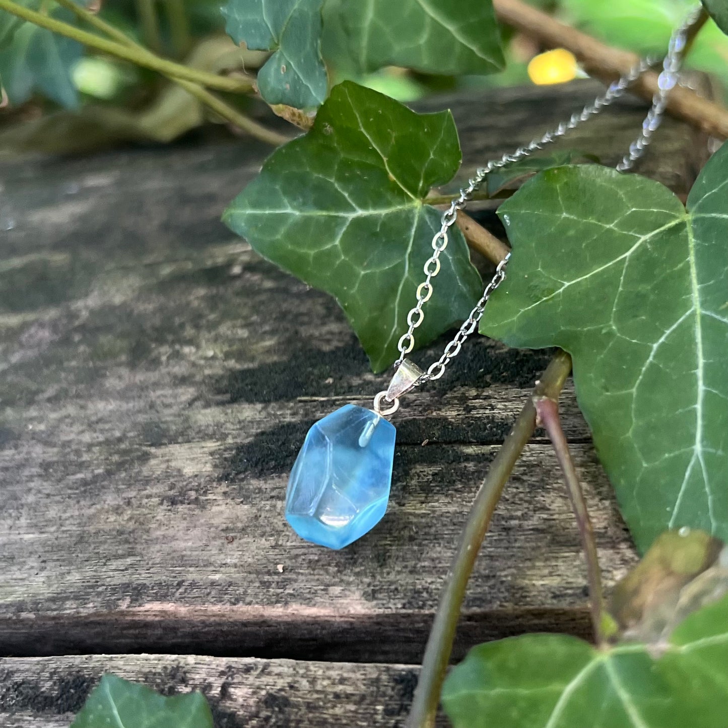 Collier Aigue-marine - argent 925