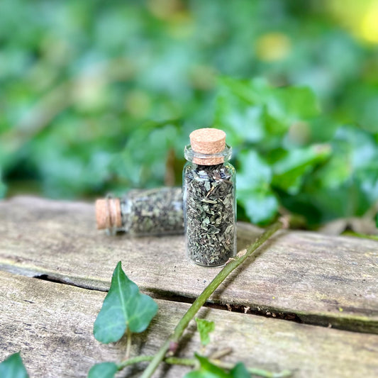 Fiole de Mélisse / Herbal Witch Bottle