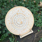 Calendrier Celtique amovible - Roue de l’année païenne en bois