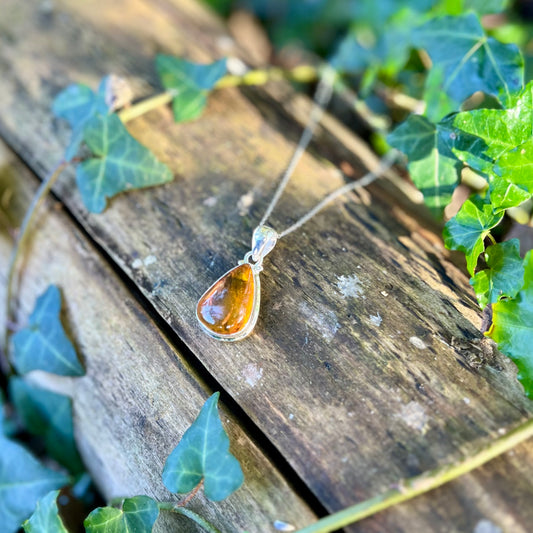 Collier Goutte d’Ambre - Argent 925